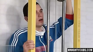 Big dig up gay anal mating supernumerary connected with cumshot